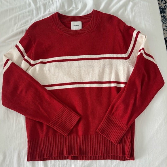 Reformation Cashmere Blend Oversized Crew Sweater - Picture 2 of 9